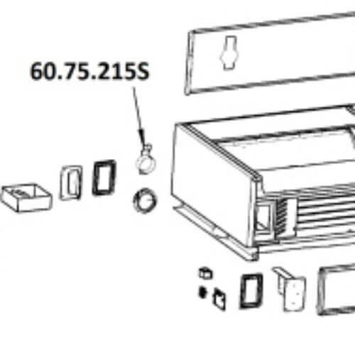 Элемент запорный COMBI DUO 70мм RATIONAL 60.75.215S