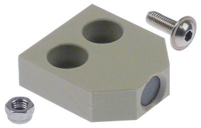 Магнит дверной (Магнитный микропереключатель) В 12мм Д 39мм Ш 35мм шаг крепления 17мм для посудомоечной машины