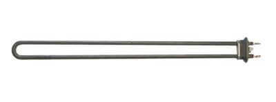 ТЭН 2000Вт 380В фланец 40x16mm L 432мм W 33mm Подключение M5 контуров навгревания 1