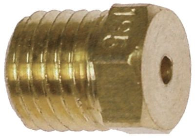 Жиклёр газовый резьба M8x1 ширина зева ключа 10 o отверстия 19мм