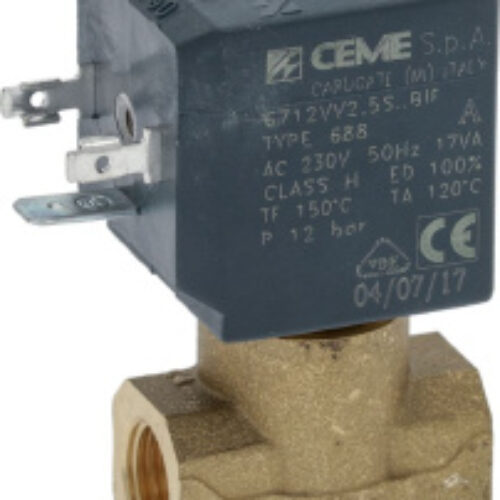 Электромагнитный 1120230 клапан CEME 2-ходовой Ø1/4″F 230В