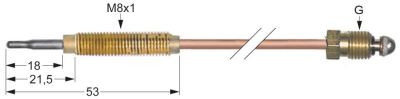 Термоэлемент M8x1 Д 450мм M8x1 острие алюминированное