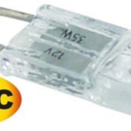 Лампа галогеновая 35W 12V цоколь G6,35 12В 35Вт терм.стой-сть 500°C —