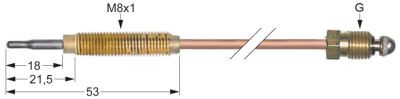 Термоэлемент M9x1 Д 1000мм M8x1 острие алюминированное 102064 Gasco