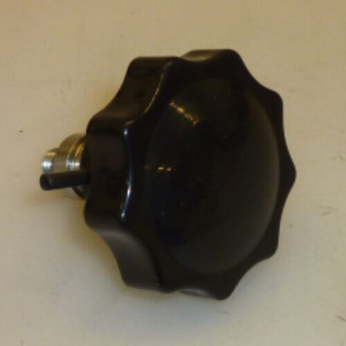 Ручка каретки черная ø 50 MM палец M8