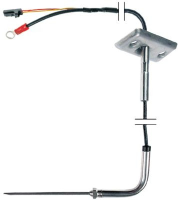 Датчик температуры термопары K (NiCr-Ni) кабель PTFE зонд -40 до + 250 ° C