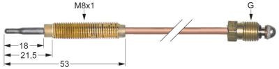 Термоэлемент M9x1 Д 1200мм M8x1 острие алюминированное